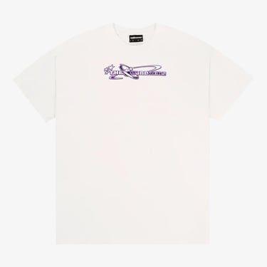  The Hundreds Y2K Bar Logo Erkek Beyaz T-Shirt