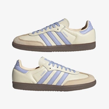  adidas Samba OG Unisex Krem/Lila Spor Ayakkabı