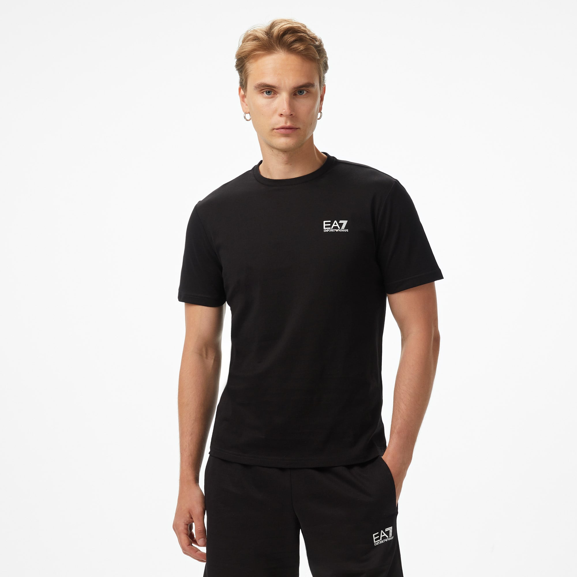  Emporio Armani Core Identify Erkek Siyah T-Shirt