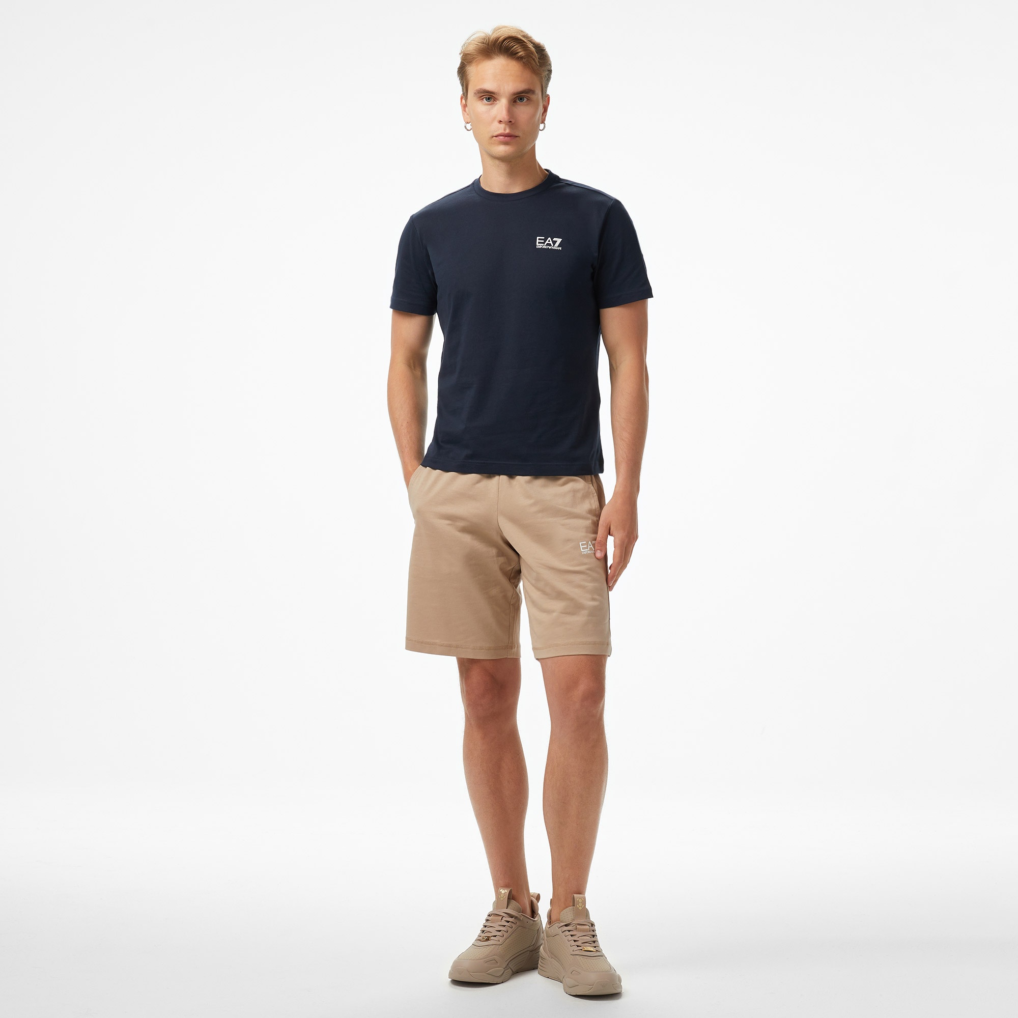 Emporio Armani Core Identity Erkek Lacivert T-Shirt