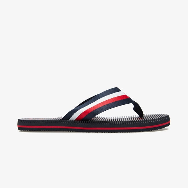  Tommy Hilfiger Logo Massage Erkek Lacivert Terlik
