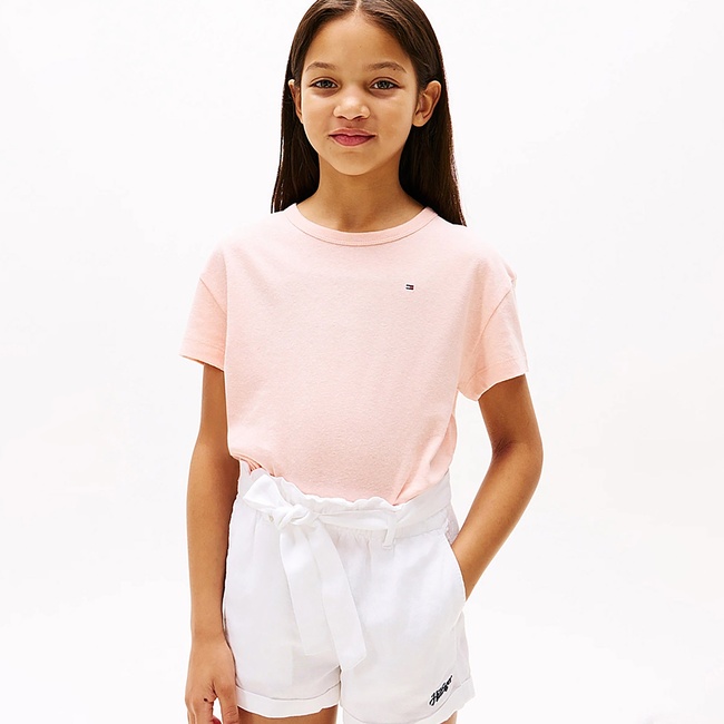  Tommy Hilfiger Çocuk Pembe T-Shirt