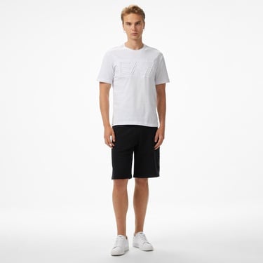  Emporio Armani Big Logo Erkek Beyaz T-Shirt