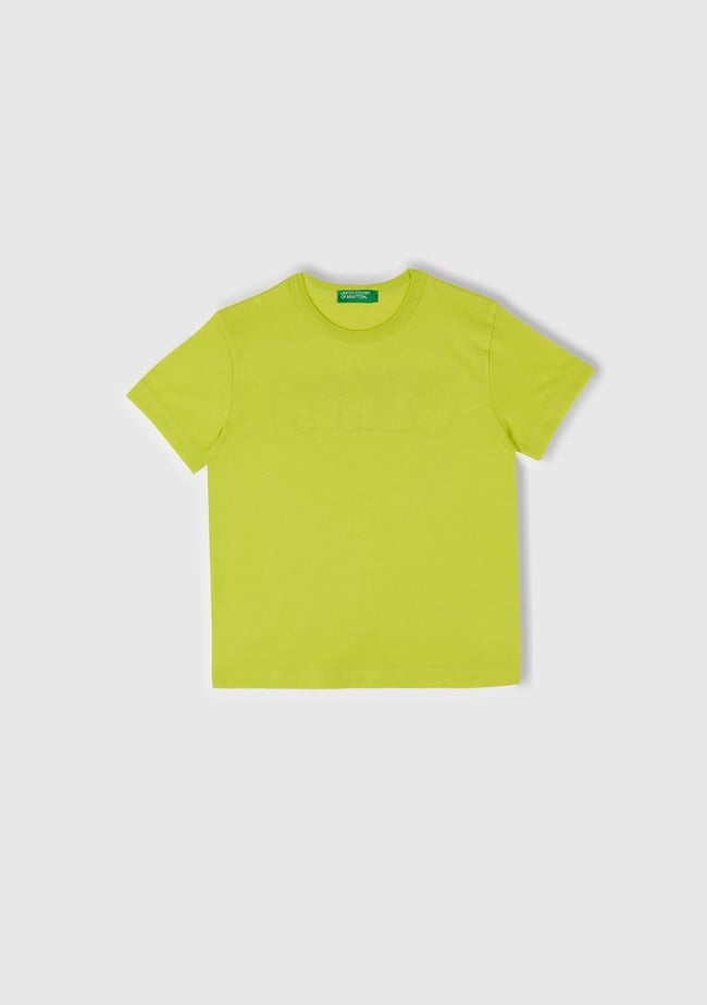  Erkek Çocuk Yeşil Ananas Bakılı T-Shirt