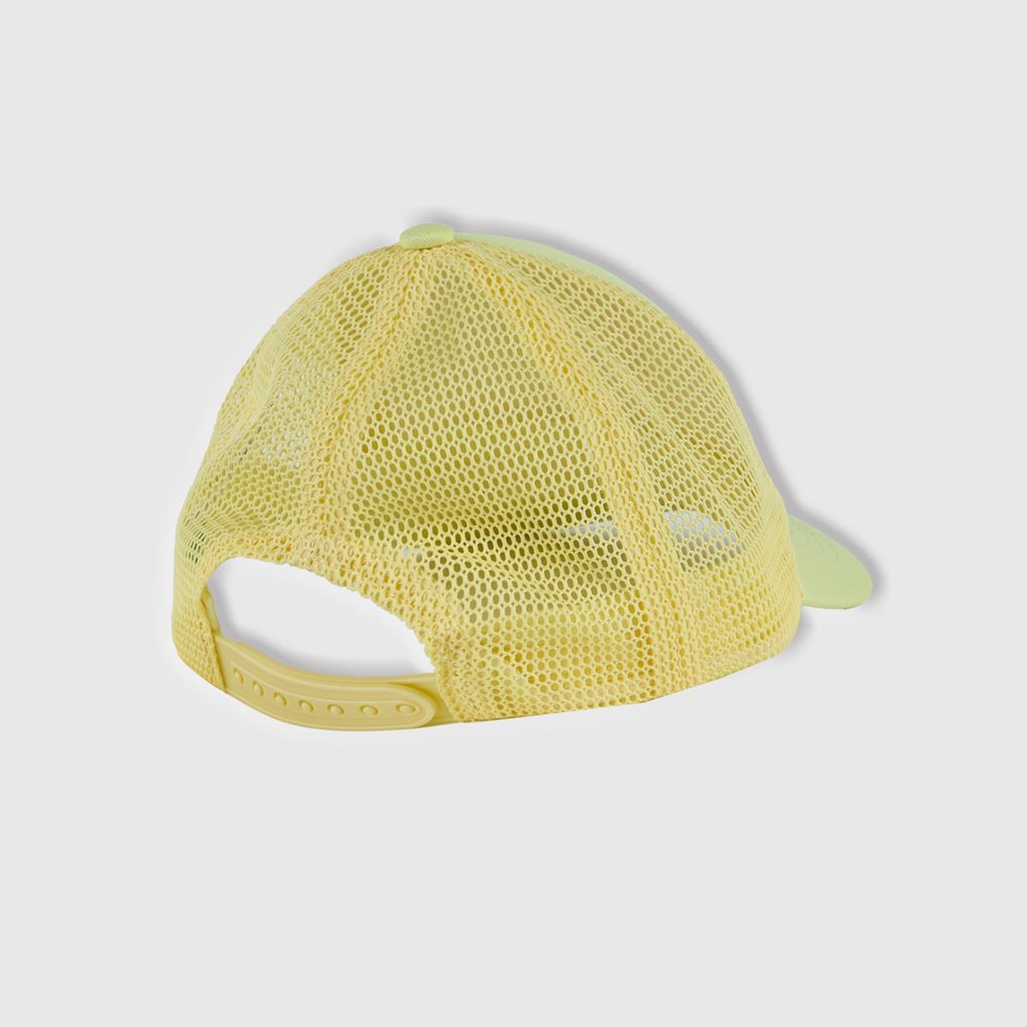 Erkek Çocuk Sarı Önü Baskılı Arkası Fileli Ayarlanabilir Kep Şapka