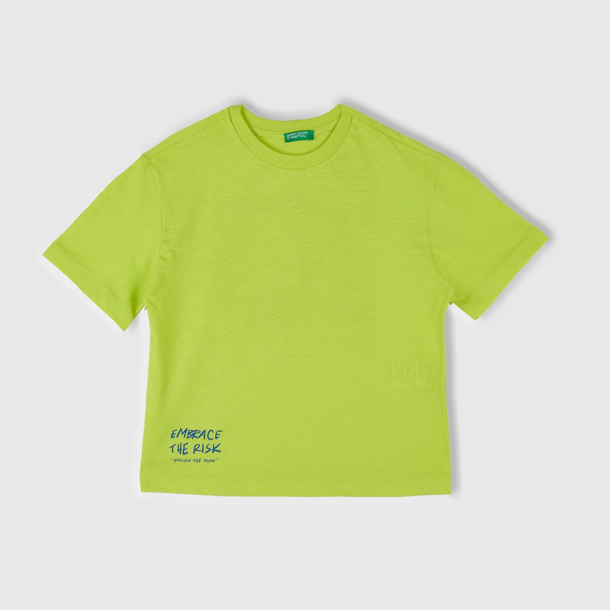 Erkek Çocuk Sarı Fotoğraf Baskılı Oversize T-Shirt