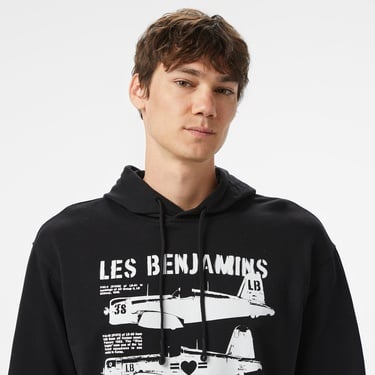  Les Benjamins Erkek Mavi Hoodie