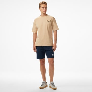  Ucla Baskılı  Oversize Erkek Lacivert Tshirt