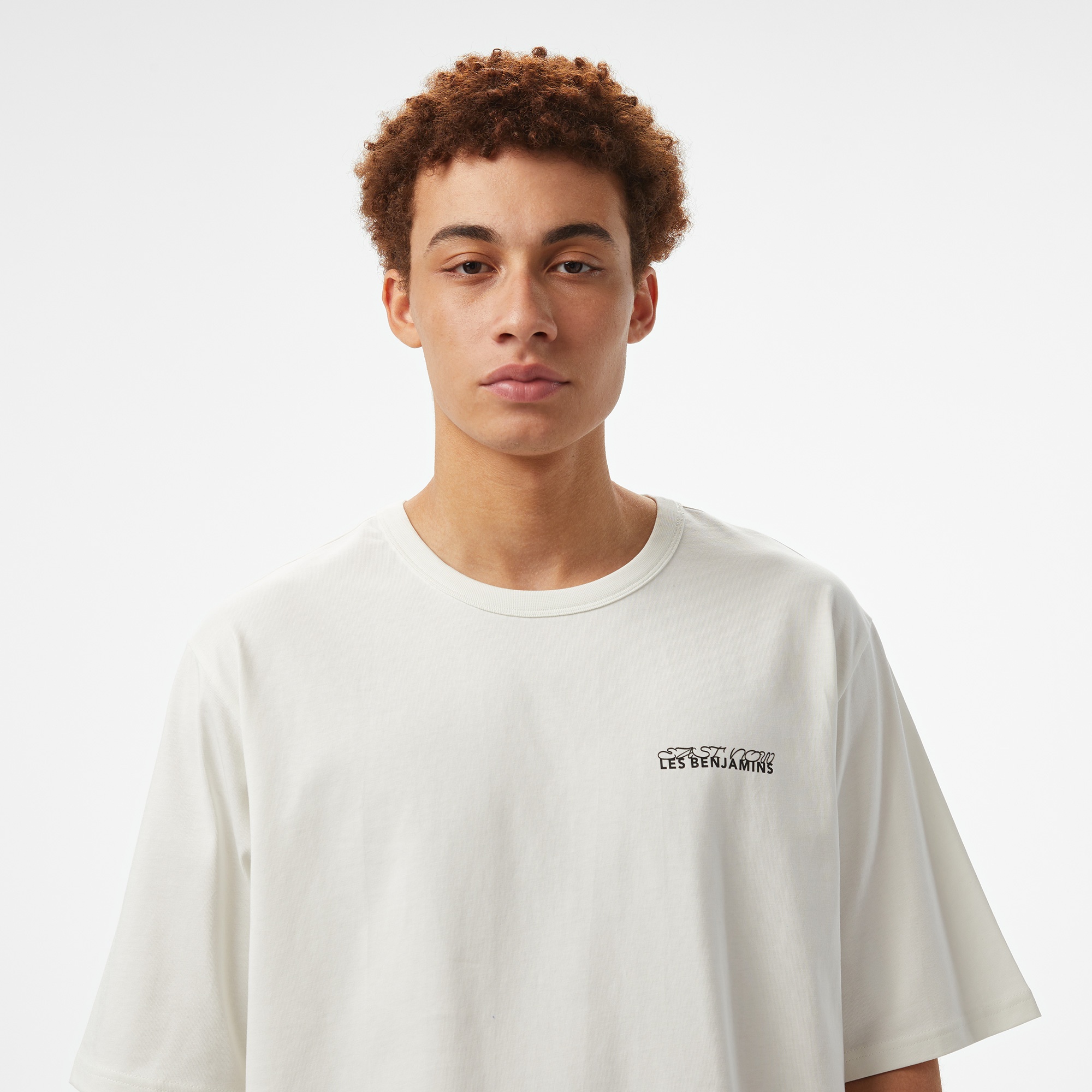 Les Benjamins Classic Erkek Beyaz T-Shirt