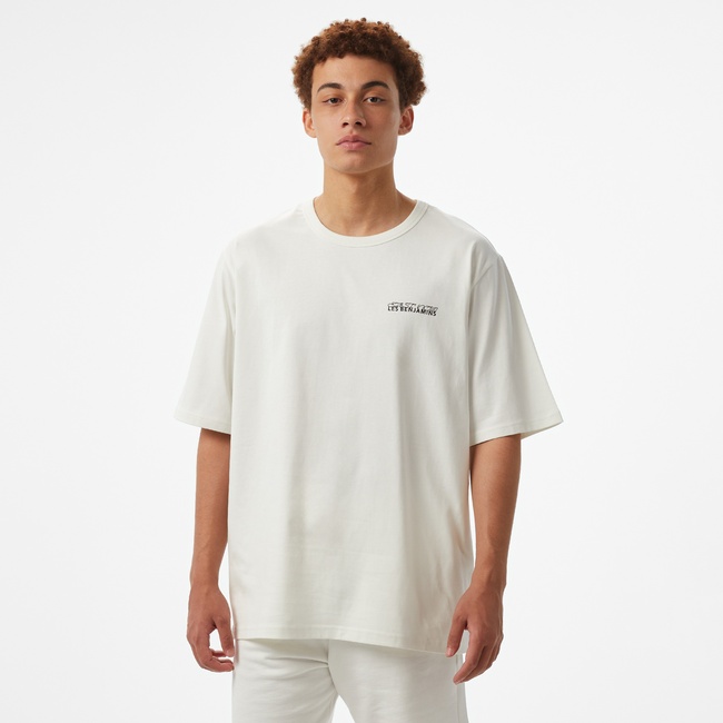  Les Benjamins Classic Erkek Beyaz T-Shirt