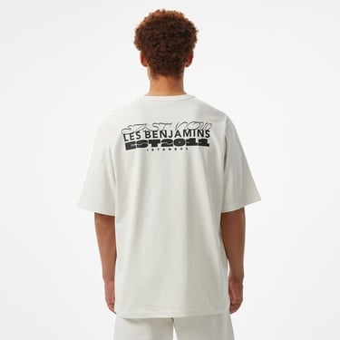  Les Benjamins Classic Erkek Beyaz T-Shirt