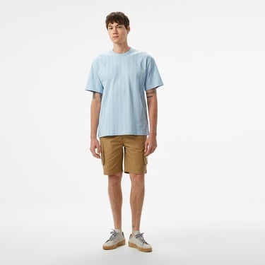  Karl Kani Small Signature Essential Pinstripe Erkek Mavi T-Shirt