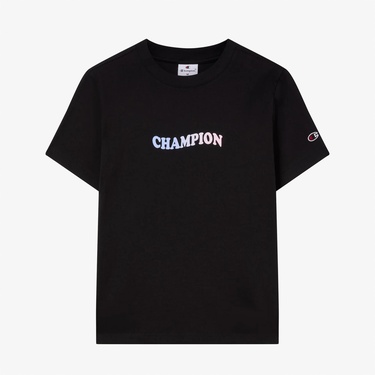  Champion C Table Kadın Siyah T-Shirt
