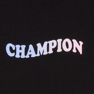  Champion C Table Kadın Siyah T-Shirt