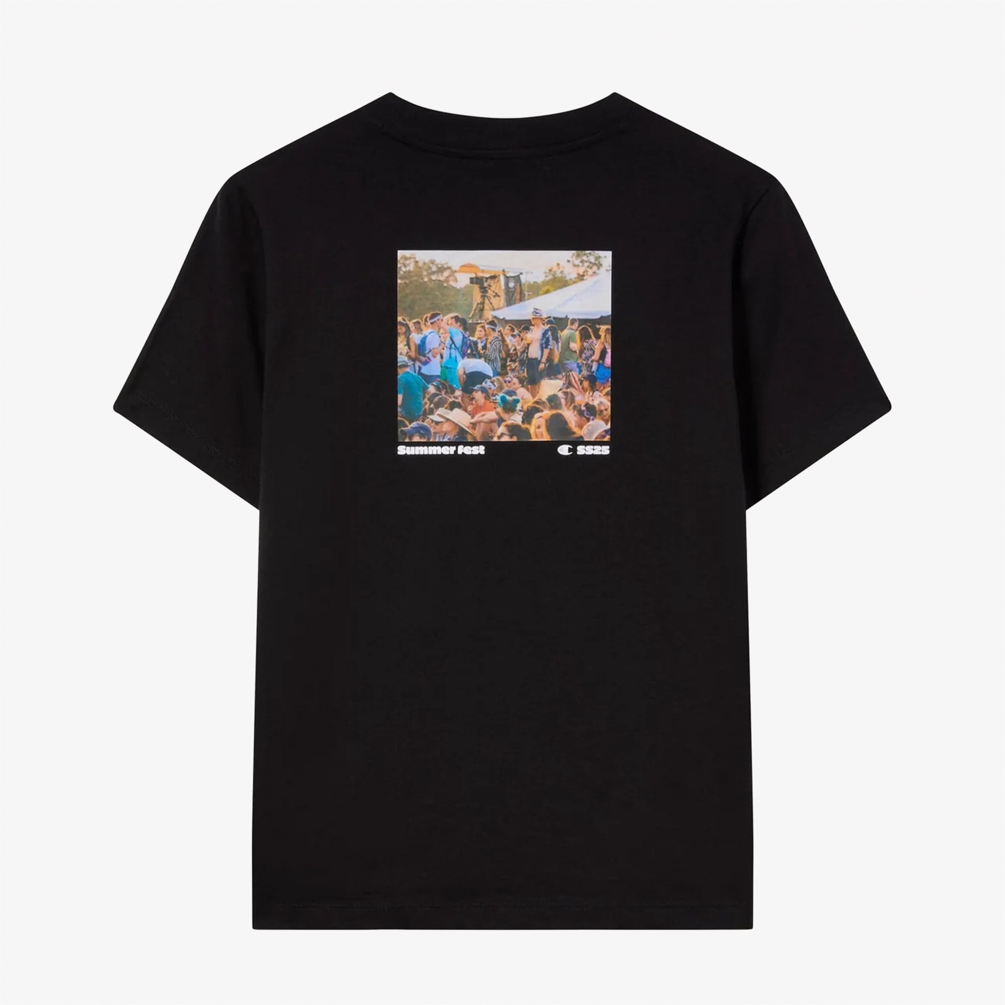 Champion C Table Kadın Siyah T-Shirt