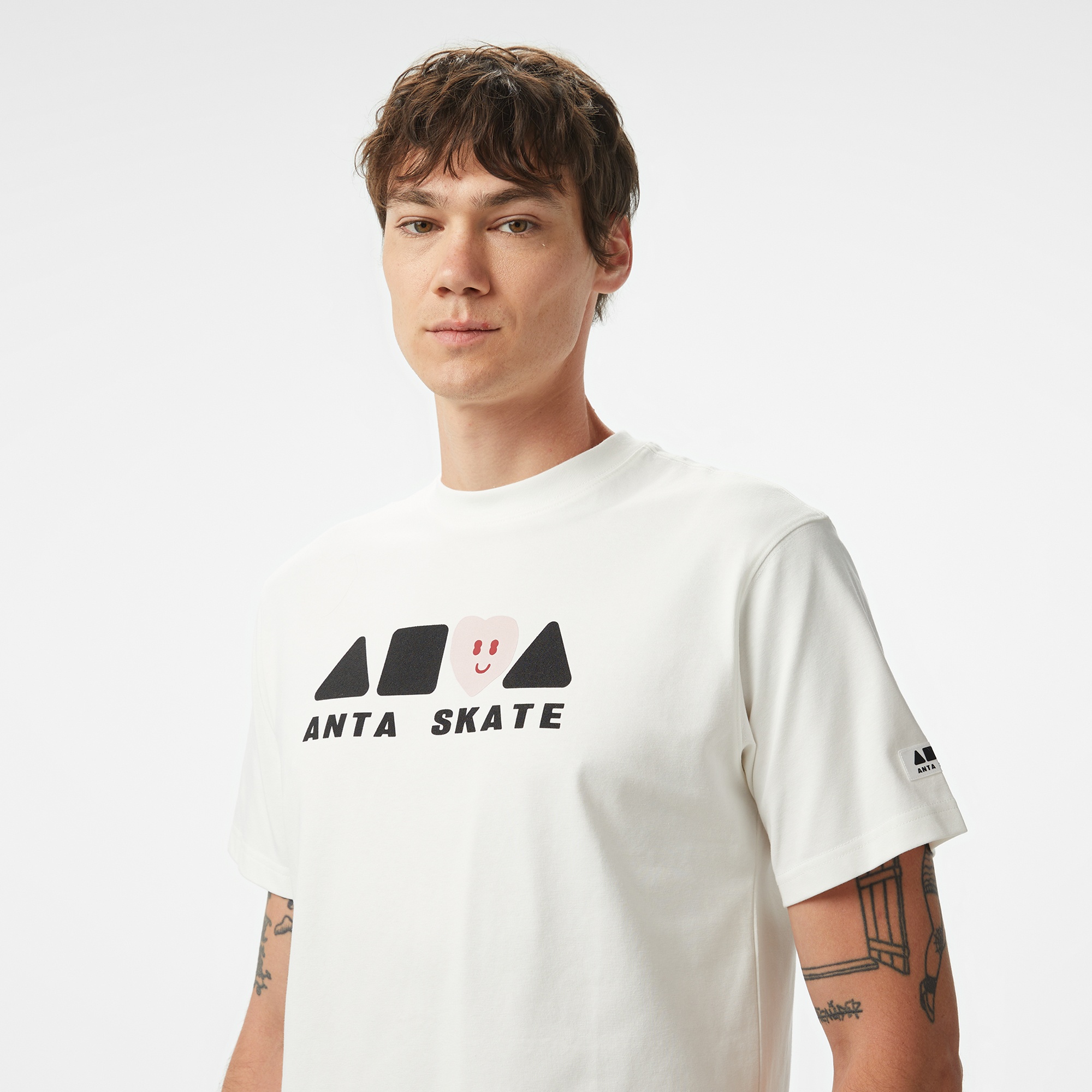 Anta Skate Culture SS Erkek Beyaz T-Shirt