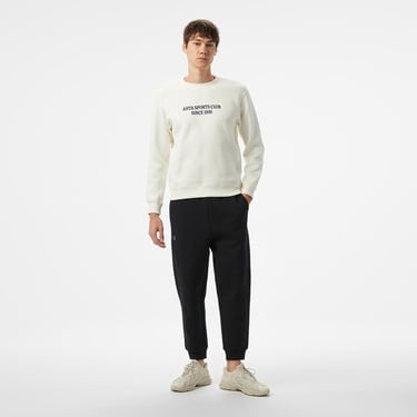  Anta Sports Club Erkek Beyaz Sweatshirt