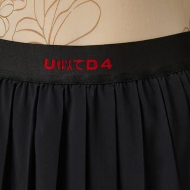  UNITED4 Kadın Siyah Etek