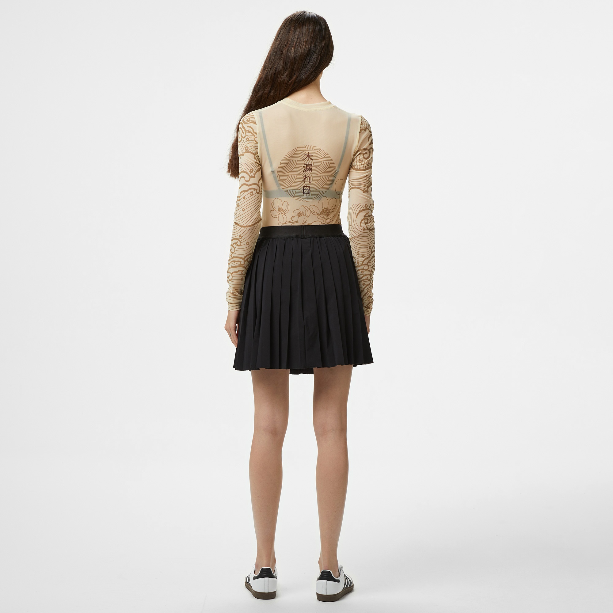 UNITED4 Kadın Siyah Etek