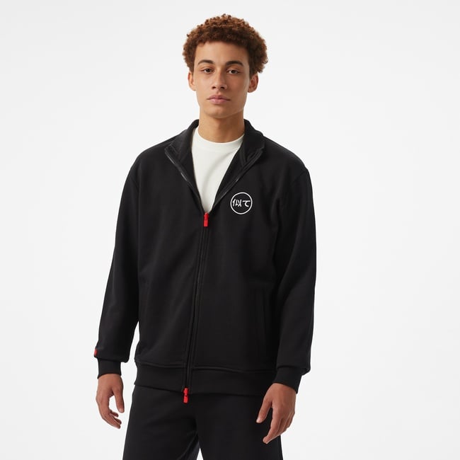  UNITED4 Motto Erkek Siyah Sweatshirt