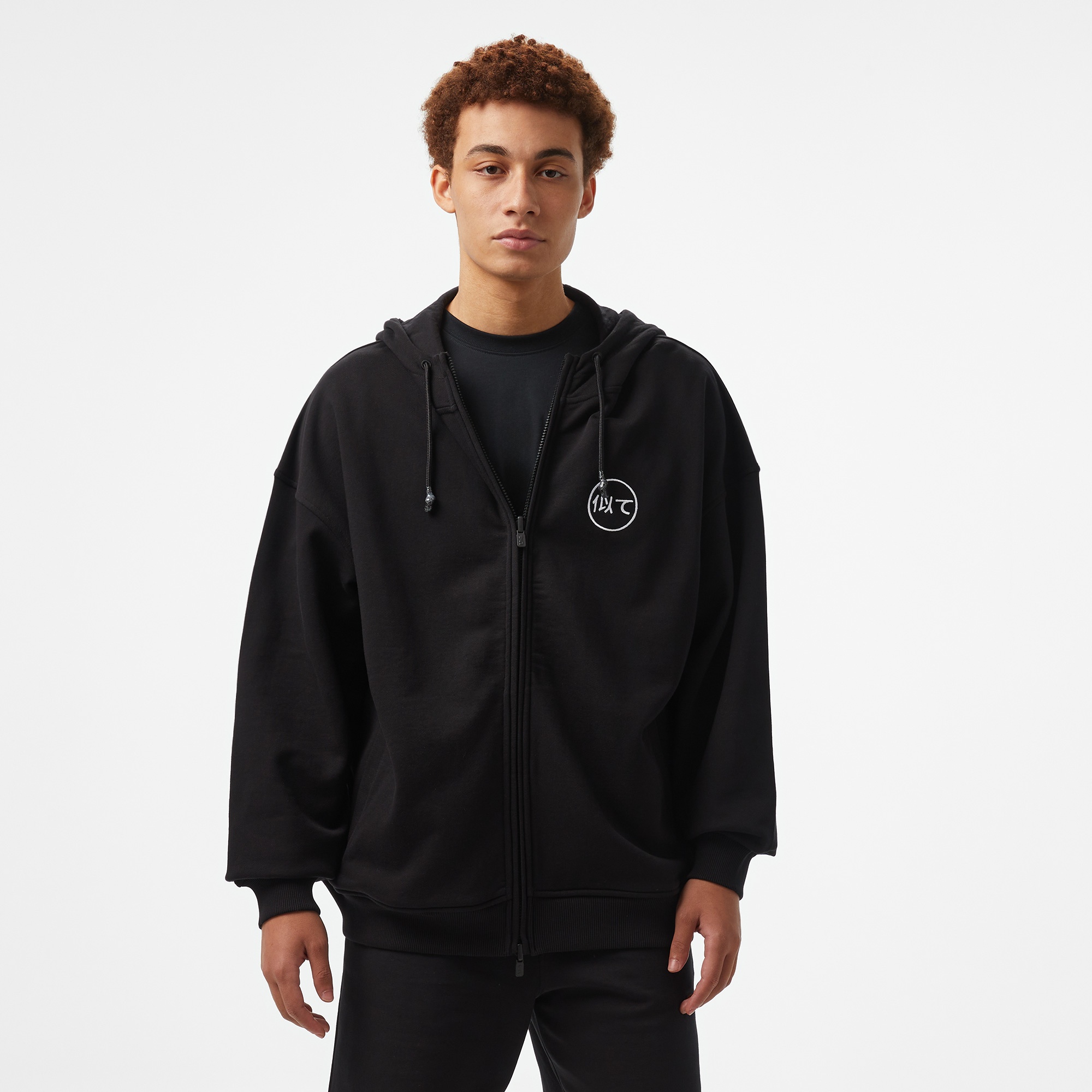 UNITED4 Erkek Siyah Oversize T-Shirt