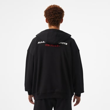  UNITED4 Erkek Siyah Oversize T-Shirt