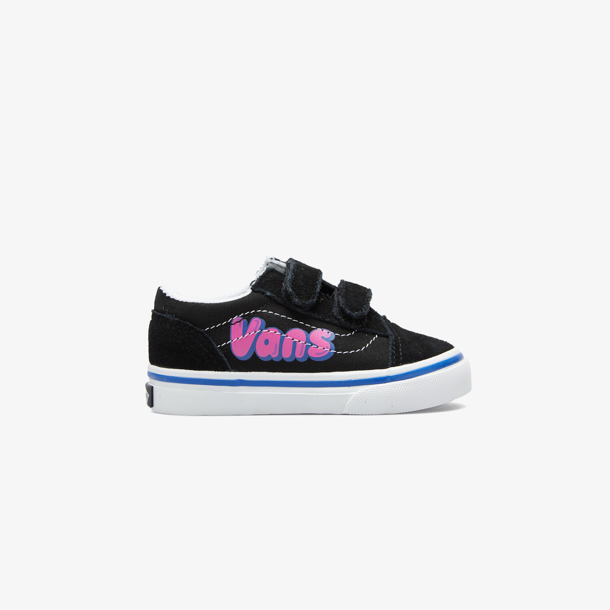 Vans Old Skool Bebek Siyah Bubble Logo Sneaker