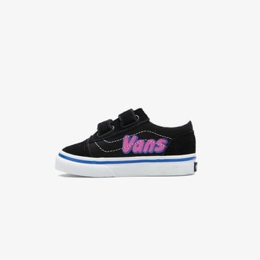  Vans Old Skool Bebek Siyah Bubble Logo Sneaker
