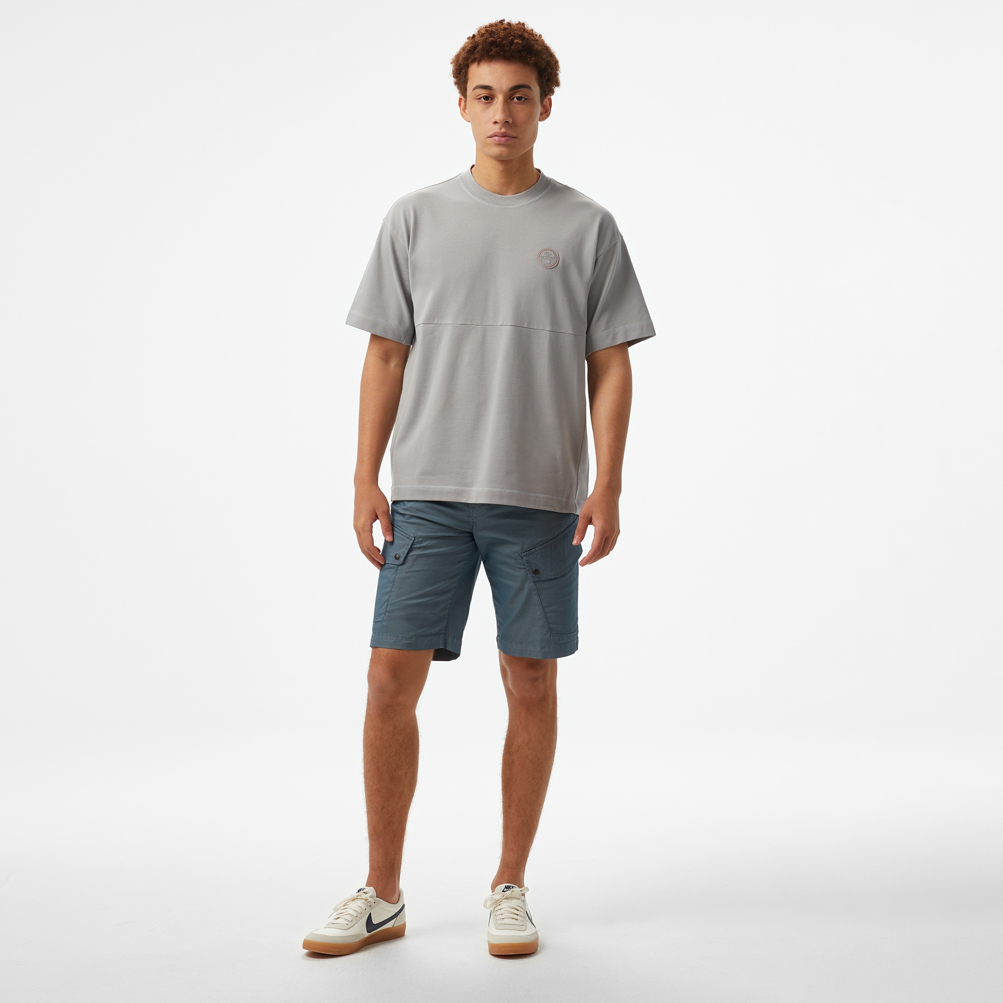 Napapijri  S-Anghiari SS Erkek Gri T-Shirt