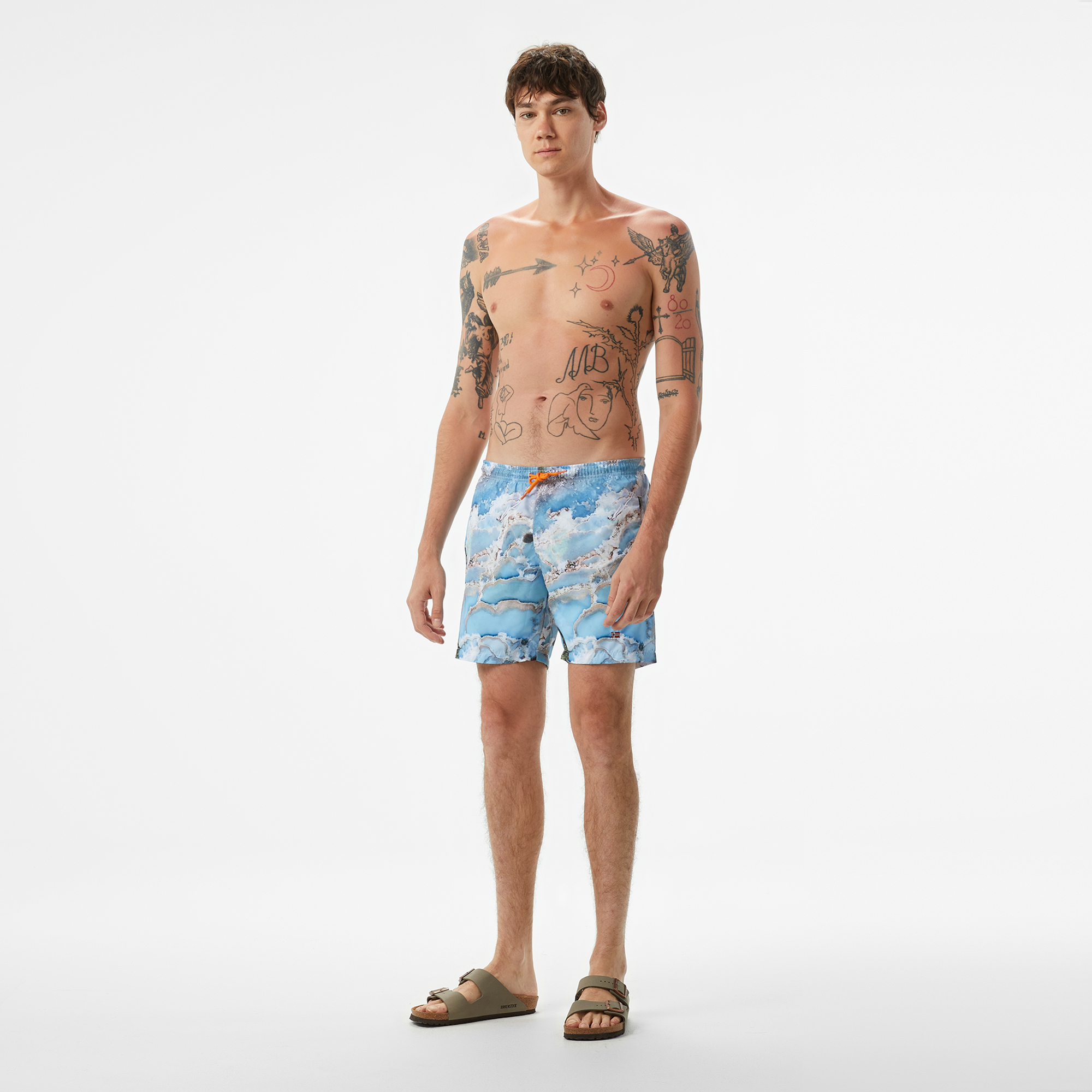  Napapijri  V-inuvik 1 Erkek Renkli Deniz Şortu