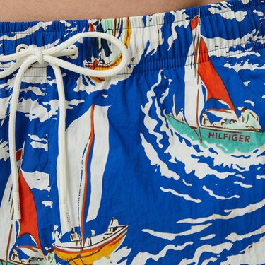  Tommy Hilfiger Regular Fit Cepli Erkek Mavi Mayo