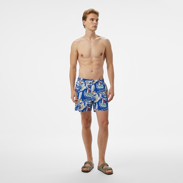  Tommy Hilfiger Regular Fit Cepli Erkek Mavi Mayo