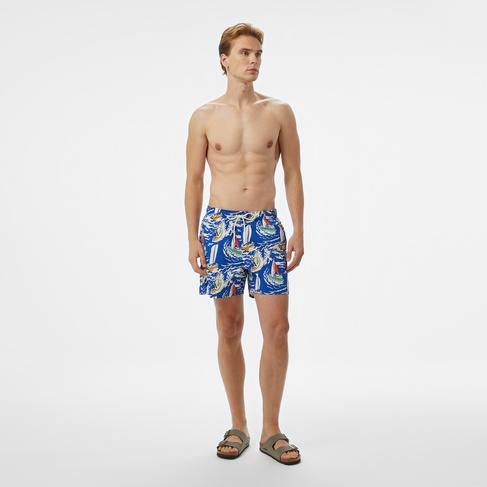  Tommy Hilfiger Regular Fit Cepli Erkek Mavi Mayo