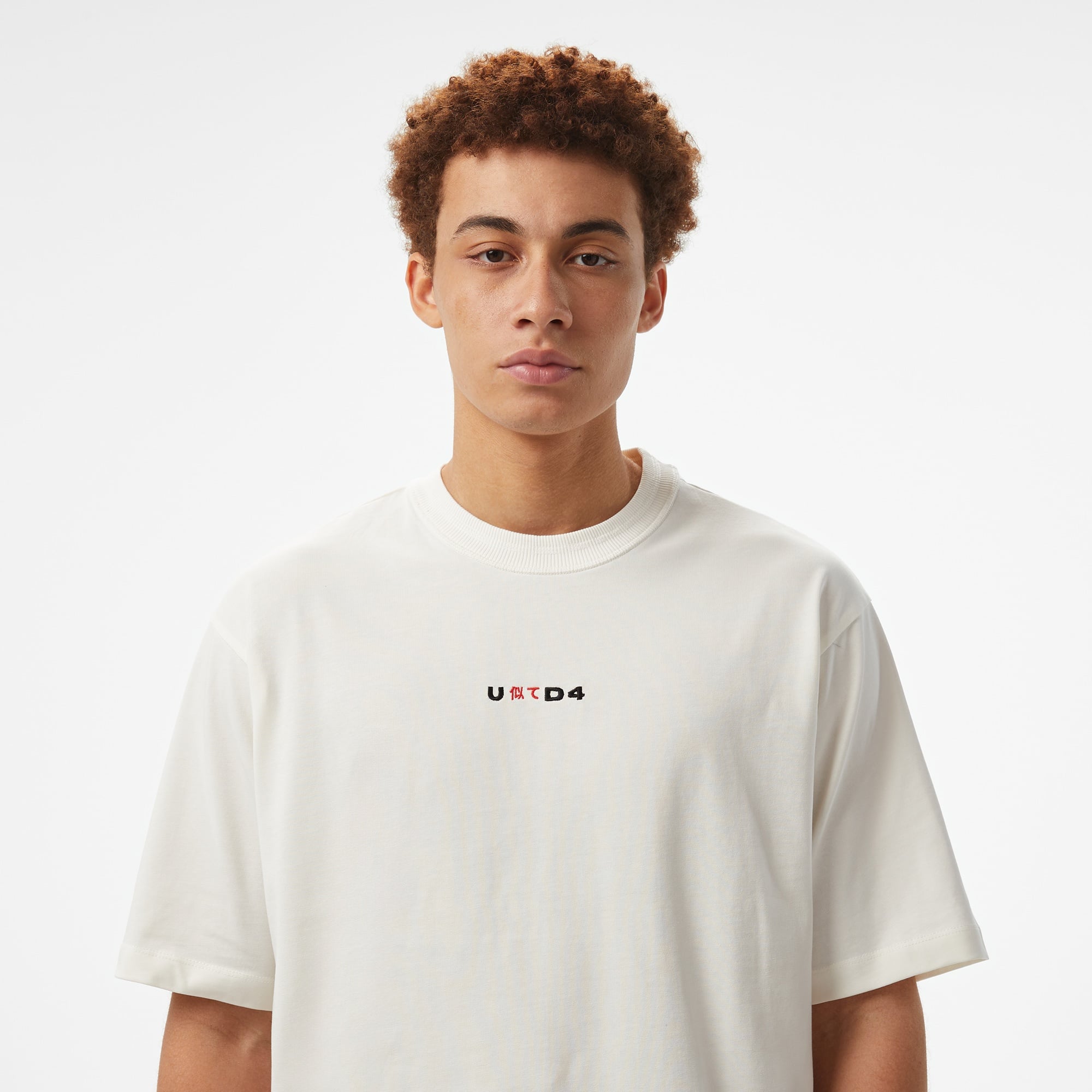 UNITED4 Miyawa Erkek Beyaz T-Shirt