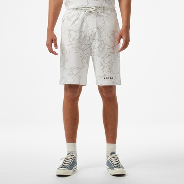  UNITED4 Erkek Krem Şort