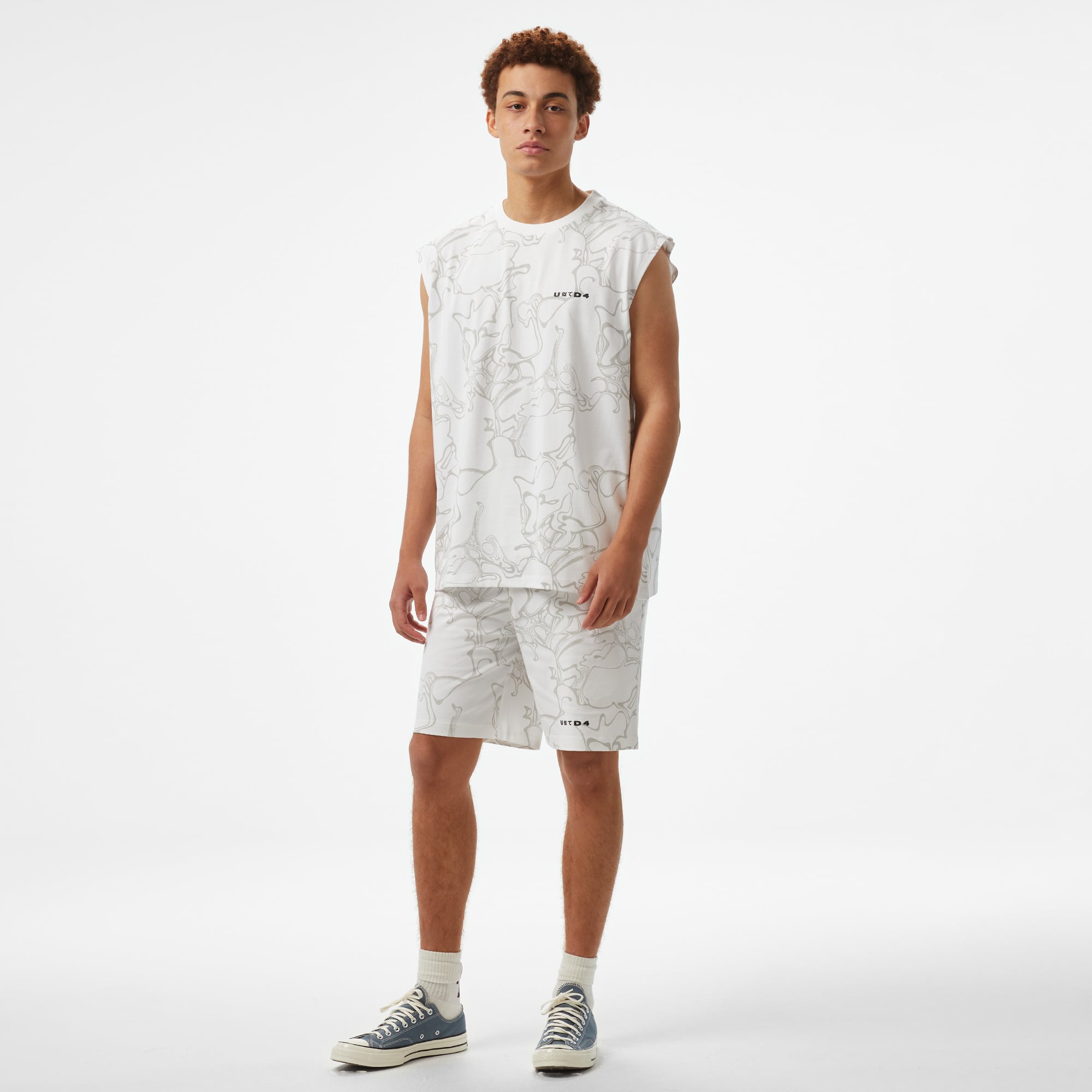  UNITED4 Erkek Krem Şort