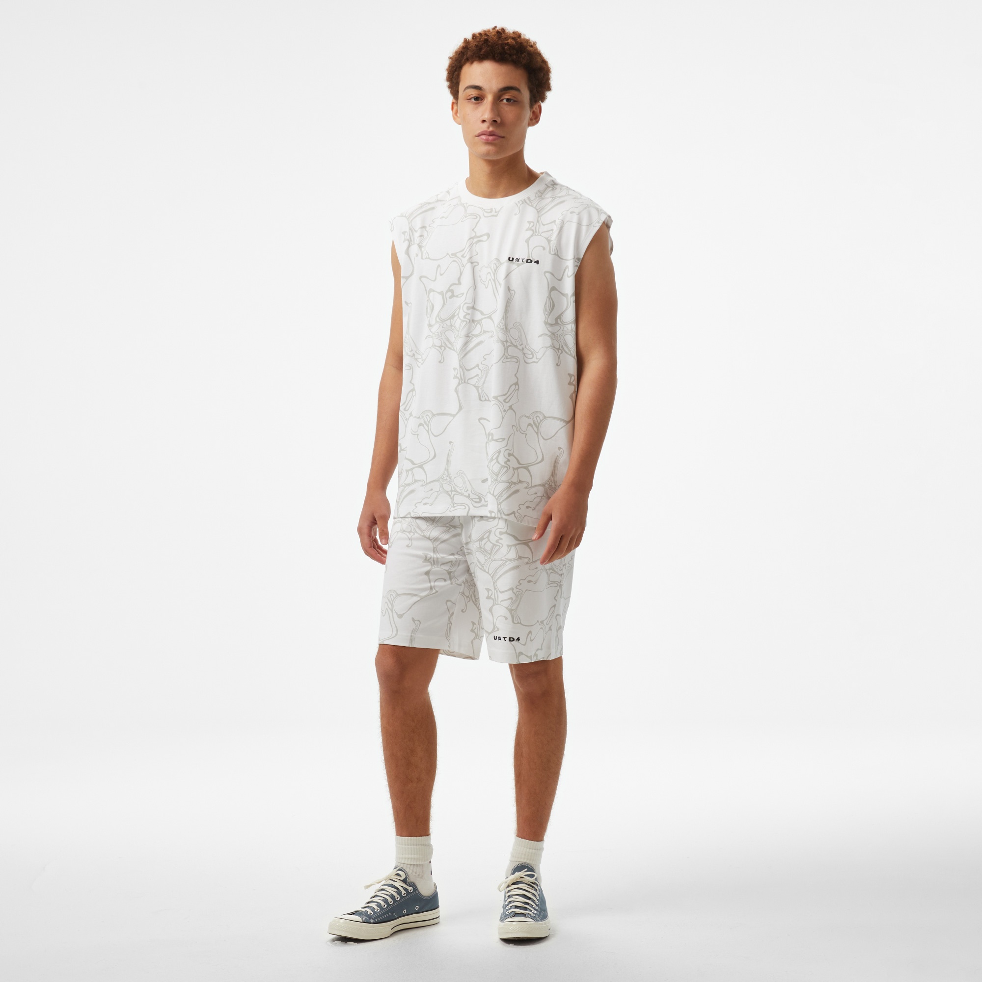 UNITED4 Erkek Krem Atlet