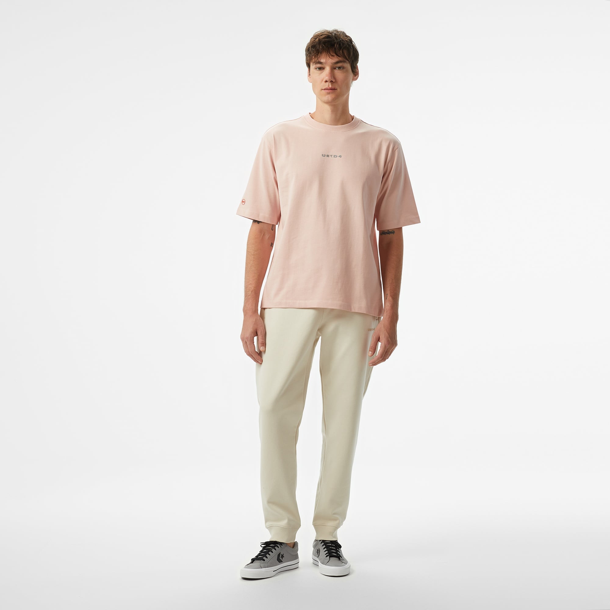 UNITED4 Comfort Erkek Bej T-Shirt