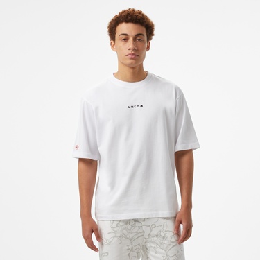  UNITED4 Comfort Erkek Beyaz T-Shirt