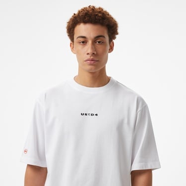  UNITED4 Comfort Erkek Beyaz T-Shirt