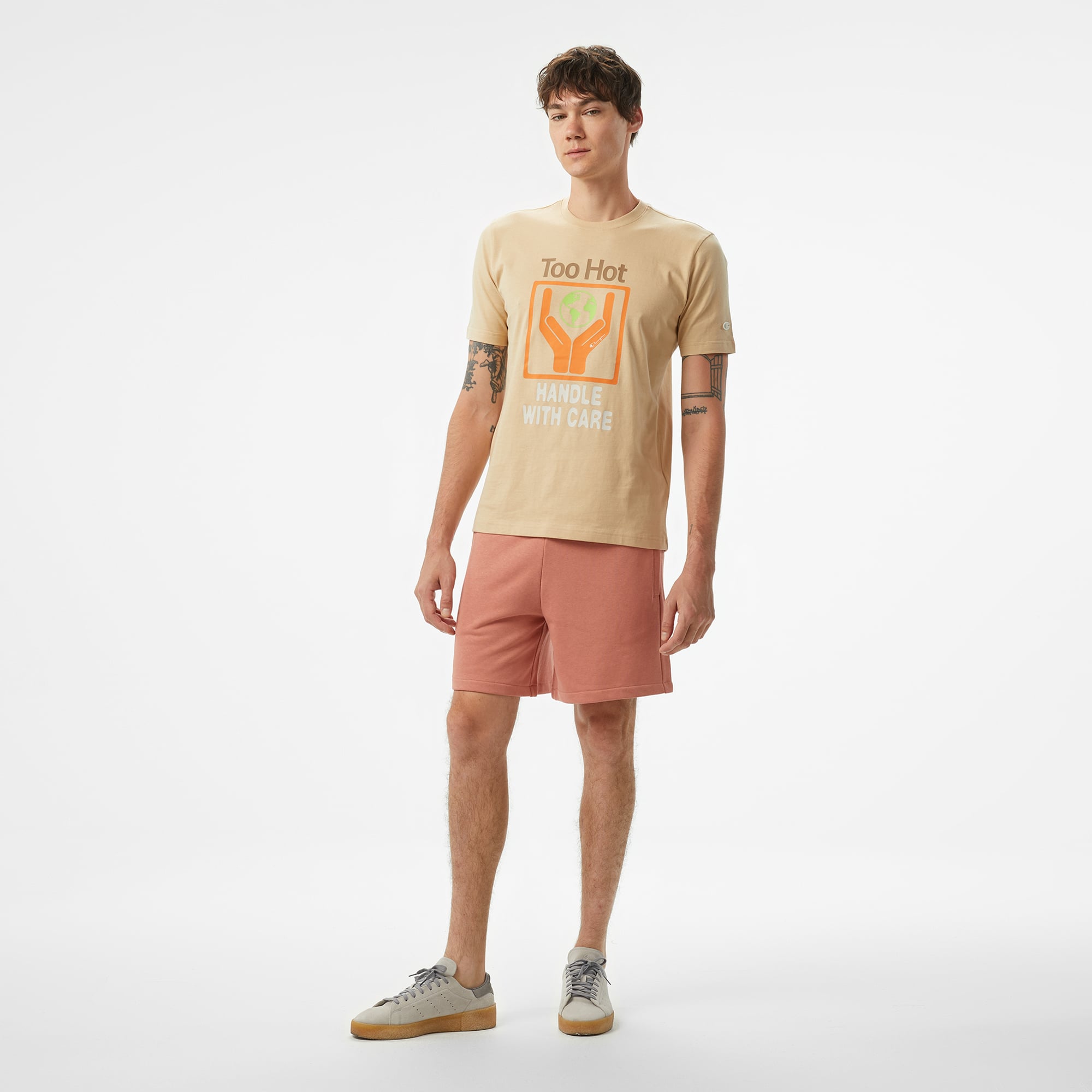  Champion Erkek Pembe Şort