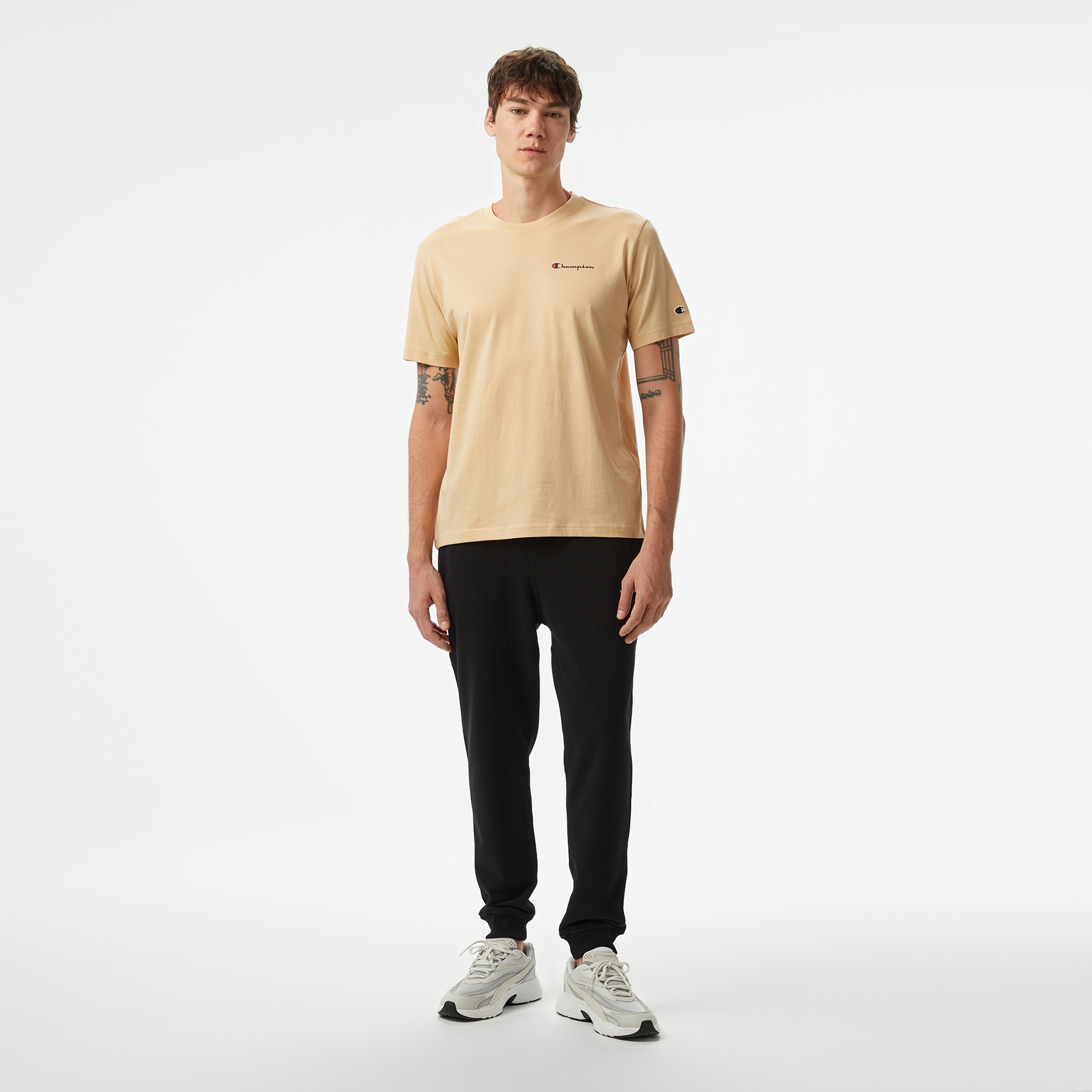 Champion Erkek Kahverengi T-Shirt