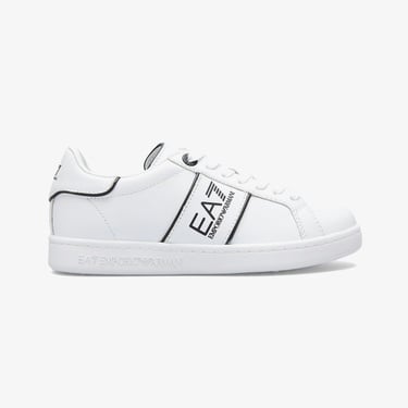  Emporio Armani Classic Logo Kadın Beyaz Sneaker