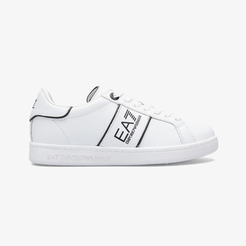  Emporio Armani Classic Logo Kadın Beyaz Sneaker