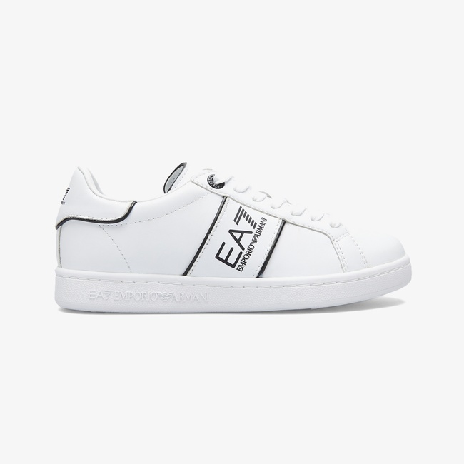  Emporio Armani Classic Logo Kadın Beyaz Sneaker