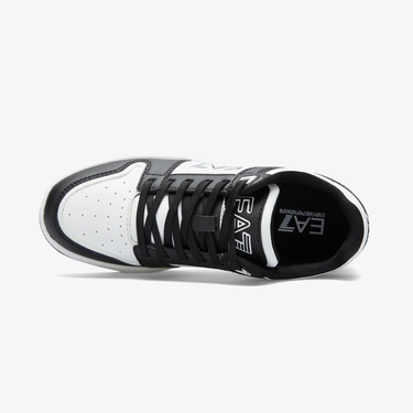  Emporio Armani Kadın Beyaz/Siyah Sneaker