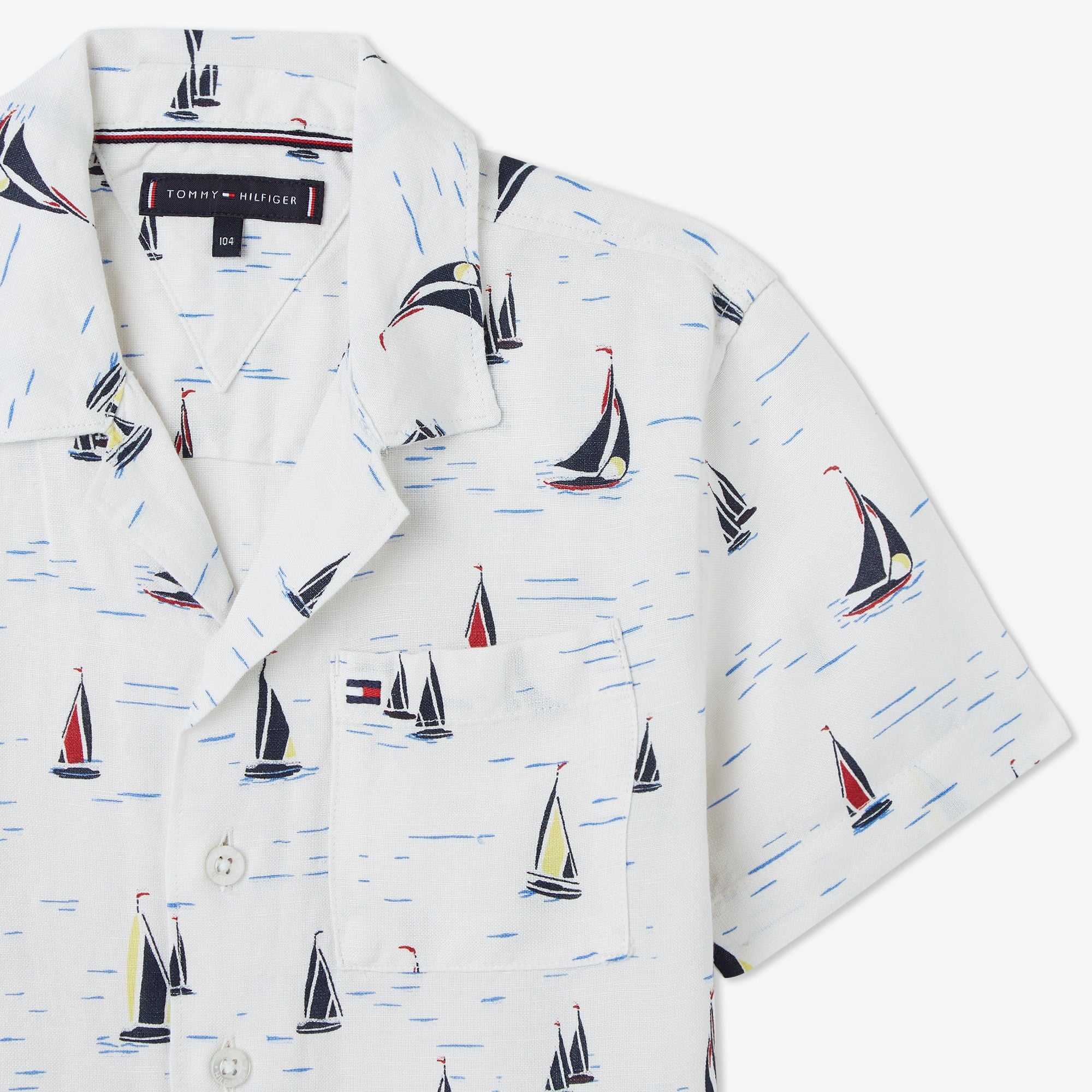 Tommy Hilfiger Çocuk Beyaz Gömlek