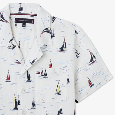  Tommy Hilfiger Çocuk Beyaz Gömlek