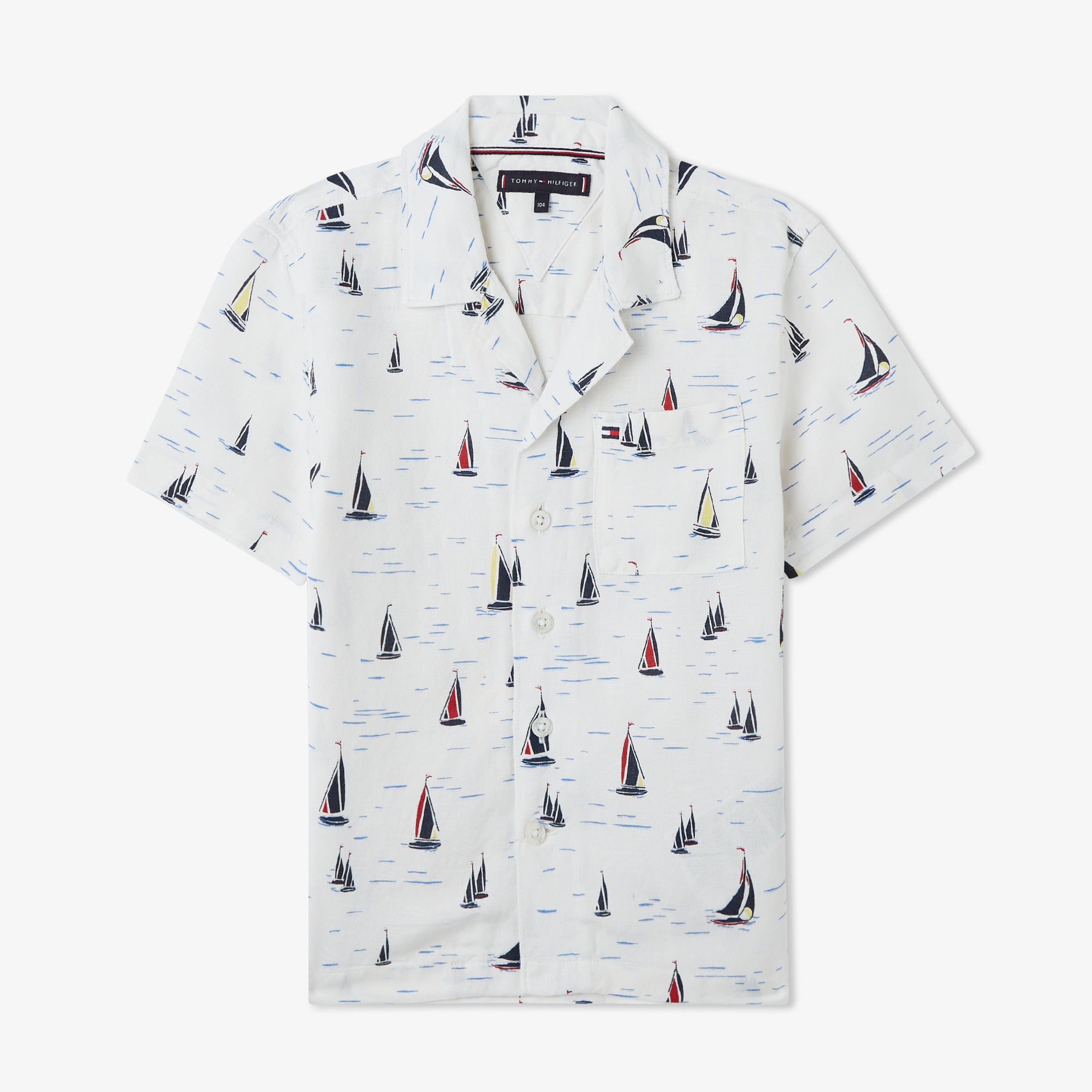  Tommy Hilfiger Çocuk Beyaz Gömlek