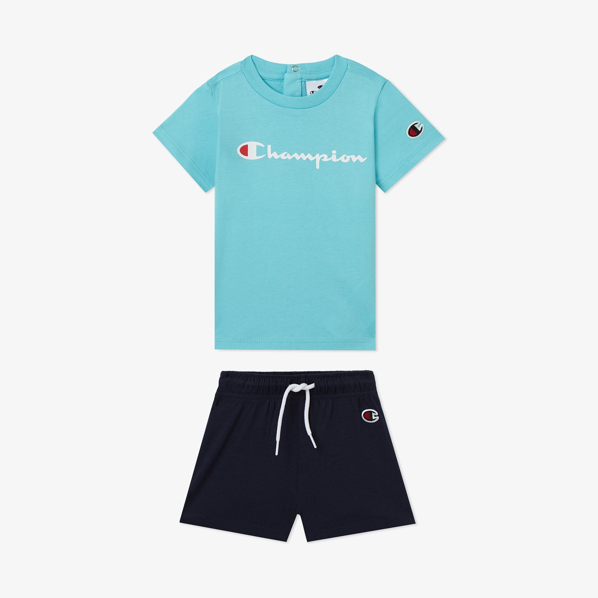 Champion Çocuk Mavi Şort Takımı